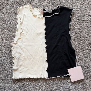 Neutral Color Block Tank